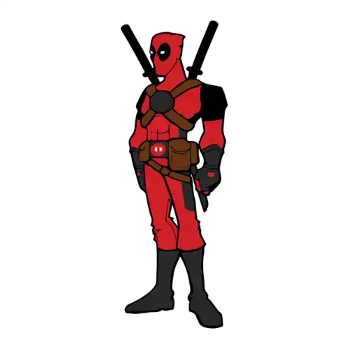 Deadpool SVG Design | SVG Files for Cricut & Print
