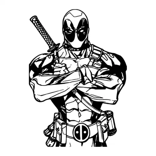 Deadpool SVG Design | SVG Files for Cricut & Print