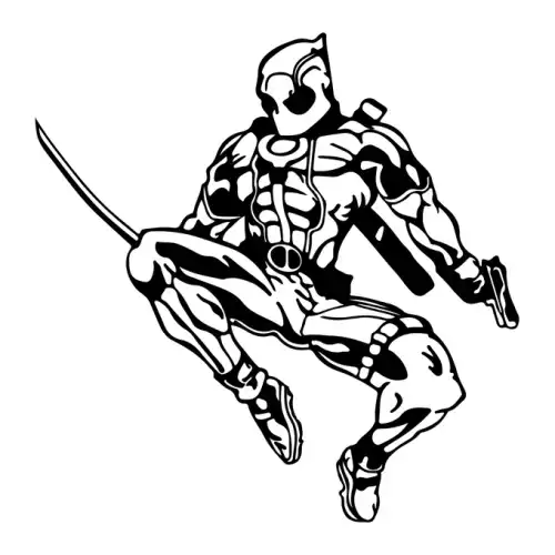 Deadpool SVG Design | SVG Files for Cricut & Print