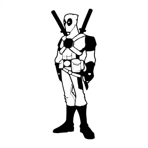 Deadpool SVG Design | SVG Files for Cricut & Print