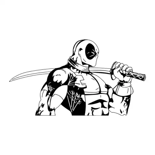 Deadpool SVG Design | SVG Files for Cricut & Print
