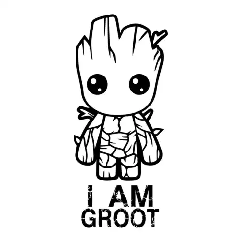 Groot SVG Design | SVG Files for Cricut & Print