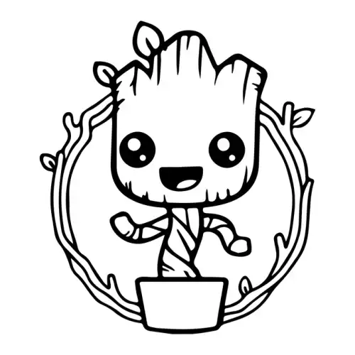 Groot SVG Design | SVG Files for Cricut & Print