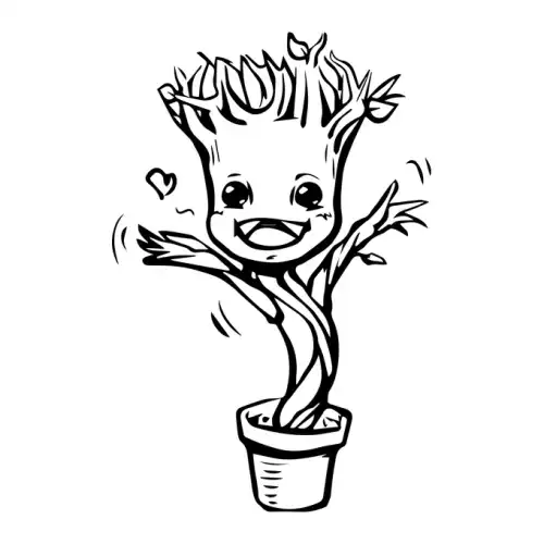 Groot SVG Design | SVG Files for Cricut & Print