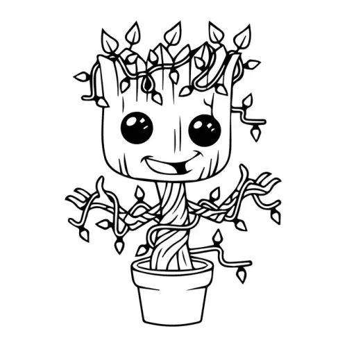 Groot SVG Design | SVG Files for Cricut & Print