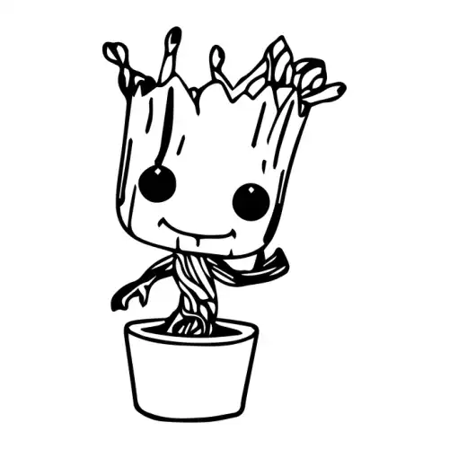 Groot SVG Design | SVG Files for Cricut & Print