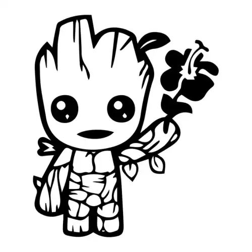 Groot SVG Design | SVG Files for Cricut & Print