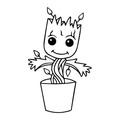 Groot SVG Design | SVG Files for Cricut & Print