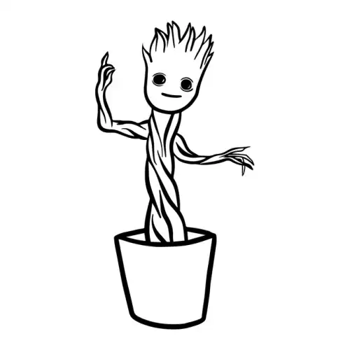 Groot SVG Design | SVG Files for Cricut & Print