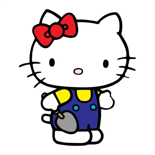 Hello Kitty SVG Design | SVG Files for Cricut & Print