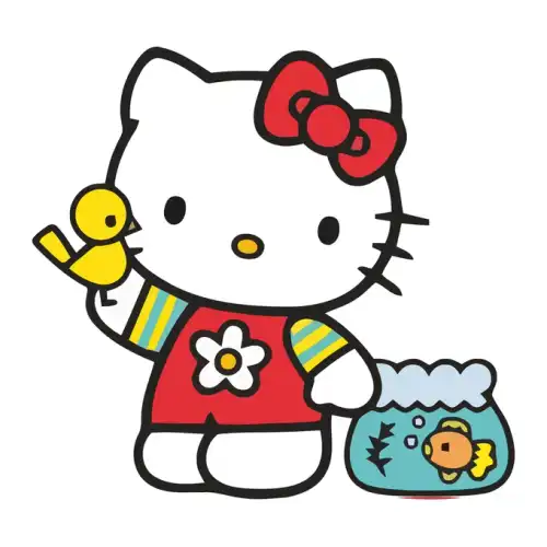 Hello Kitty SVG Design | SVG Files for Cricut & Print