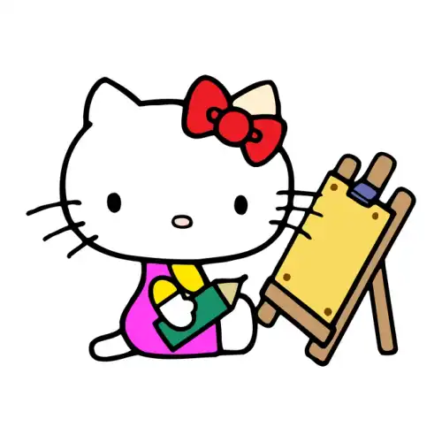 Hello Kitty SVG Design | SVG Files for Cricut & Print