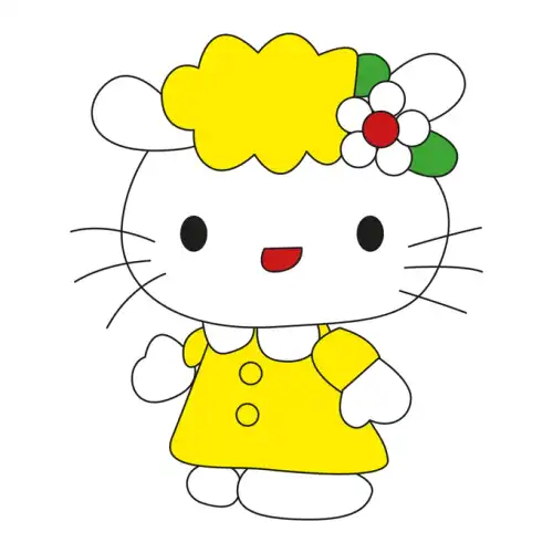 Hello Kitty SVG Design | SVG Files for Cricut & Print