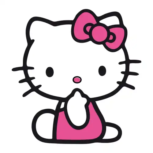 Hello Kitty SVG Design | SVG Files for Cricut & Print