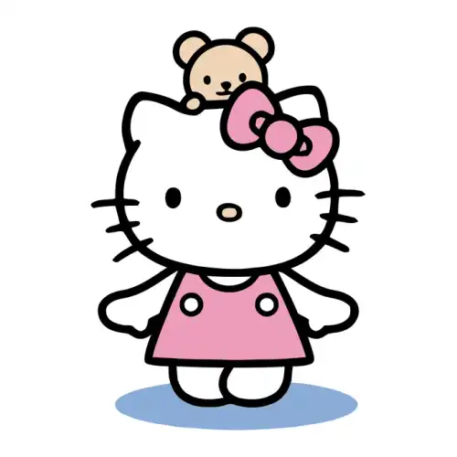 Hello Kitty SVG Design | SVG Files for Cricut & Print