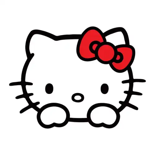 Hello Kitty SVG Design | SVG Files for Cricut & Print