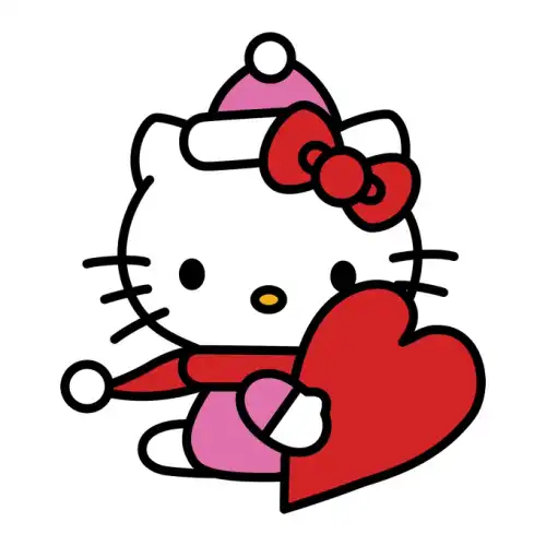 Hello Kitty SVG Design | SVG Files for Cricut & Print