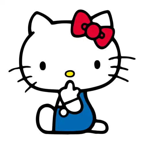 Hello Kitty SVG Design | SVG Files for Cricut & Print