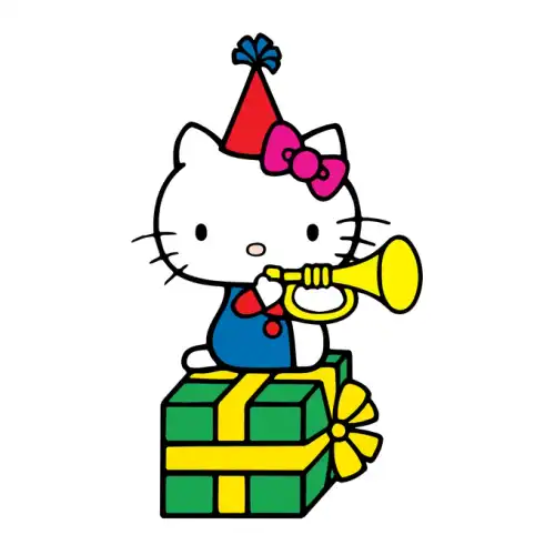 Hello Kitty SVG Design | SVG Files for Cricut & Print