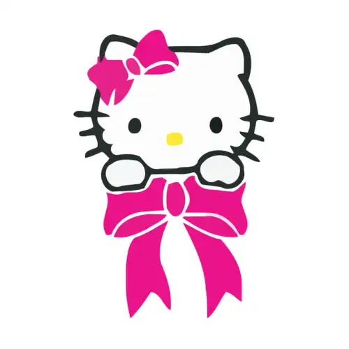 Hello Kitty SVG Design | SVG Files for Cricut & Print