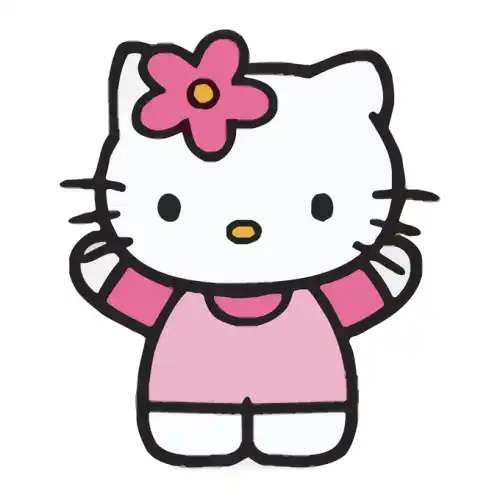 Hello Kitty SVG Design | SVG Files for Cricut & Print