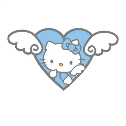 Hello Kitty SVG Design | SVG Files for Cricut & Print