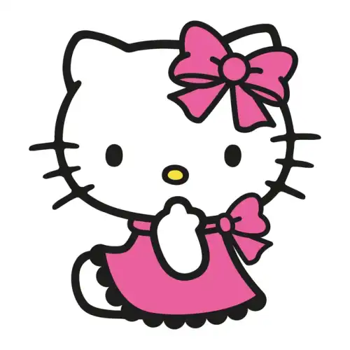 Hello Kitty SVG Design | SVG Files for Cricut & Print