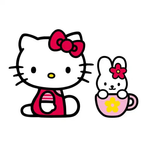 Hello Kitty SVG Design | SVG Files for Cricut & Print