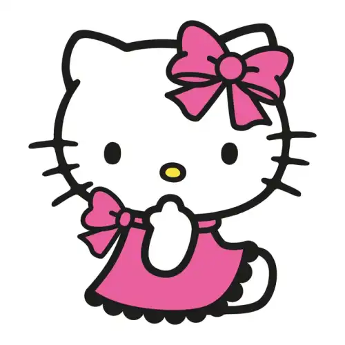 Hello Kitty SVG Design | SVG Files for Cricut & Print