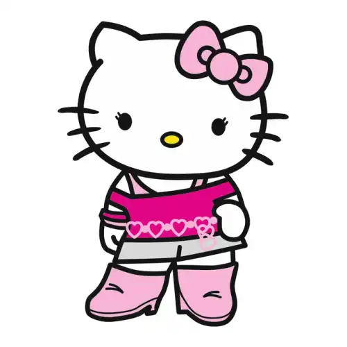 Hello Kitty SVG Design | SVG Files for Cricut & Print