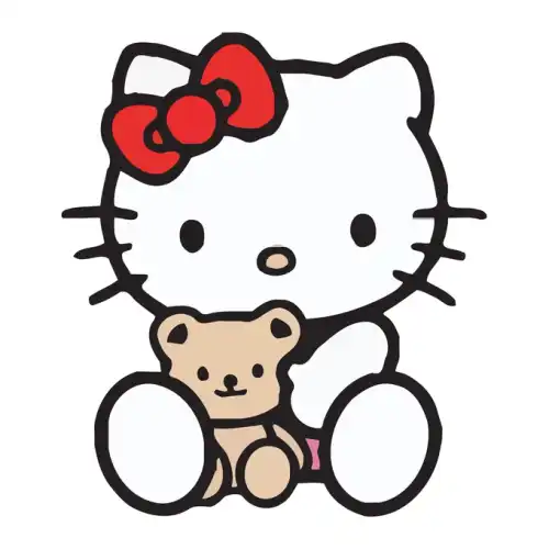 Hello Kitty SVG Design | SVG Files for Cricut & Print