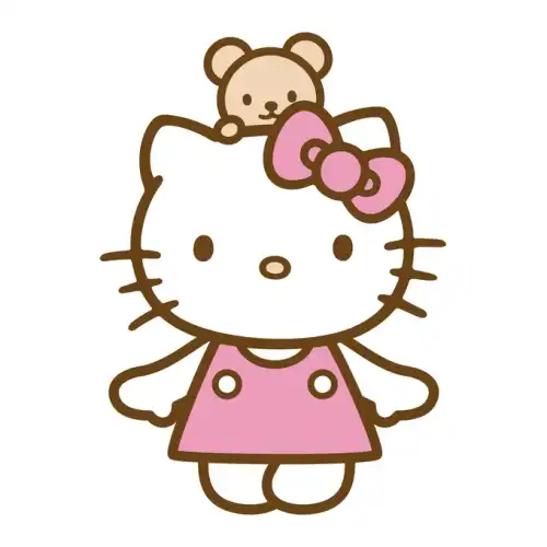 Hello Kitty SVG Design | SVG Files for Cricut & Print