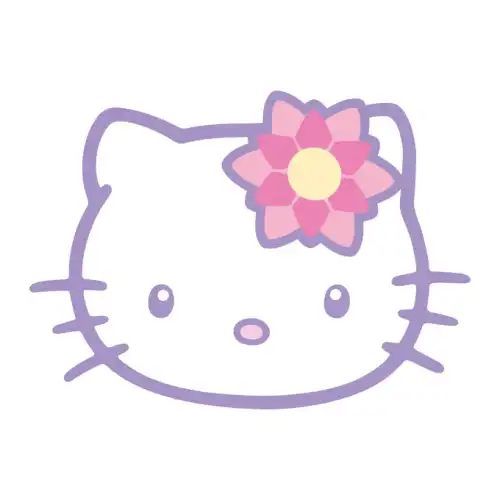 Hello Kitty SVG Design | SVG Files for Cricut & Print