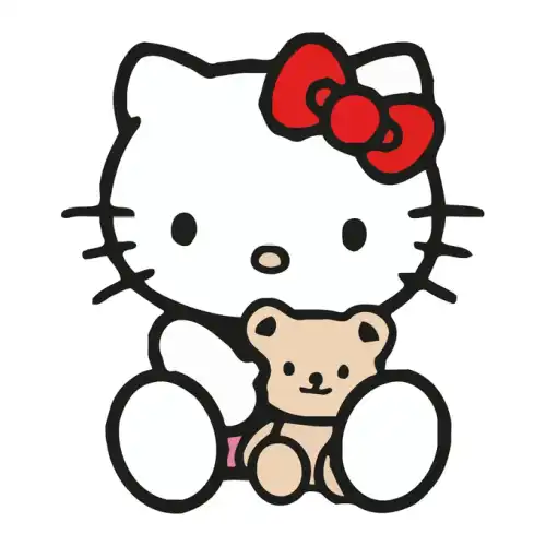 Hello Kitty SVG Design | SVG Files for Cricut & Print