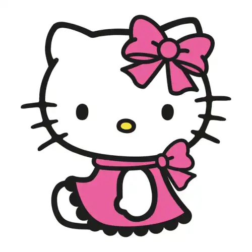 Hello Kitty SVG Design | SVG Files for Cricut & Print