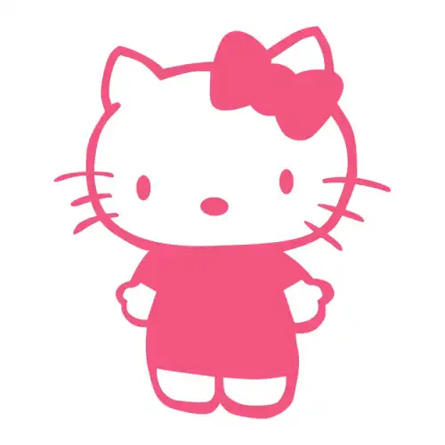 Hello Kitty SVG Design | SVG Files for Cricut & Print