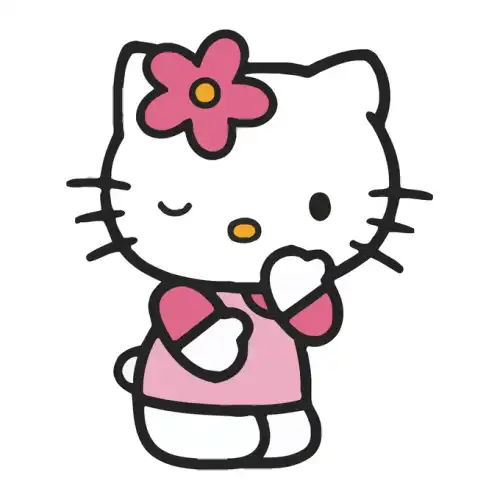 Hello Kitty SVG Design | SVG Files for Cricut & Print