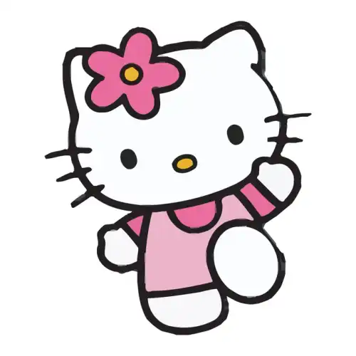 Hello Kitty SVG Design | SVG Files for Cricut & Print