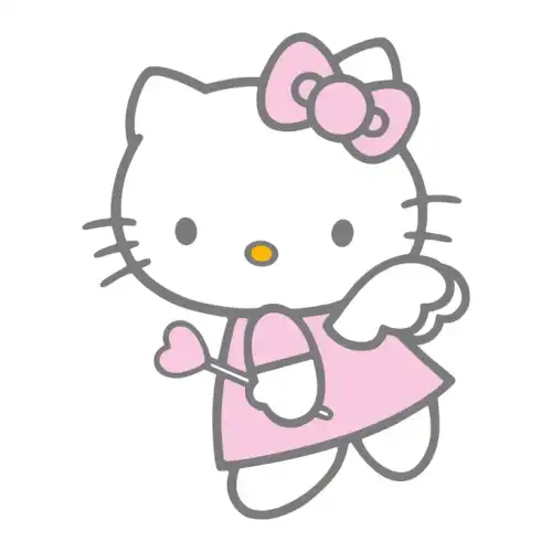Hello Kitty SVG Design | SVG Files for Cricut & Print