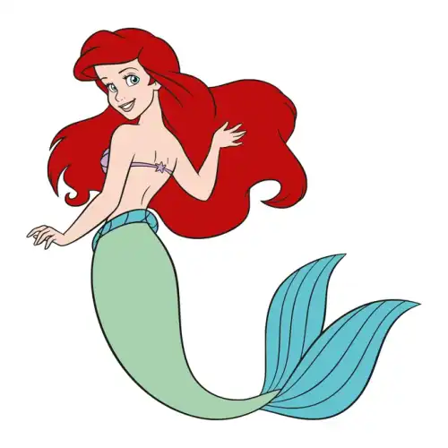 Little Mermaid Ariel SVG Design | SVG Files for Cricut & Print