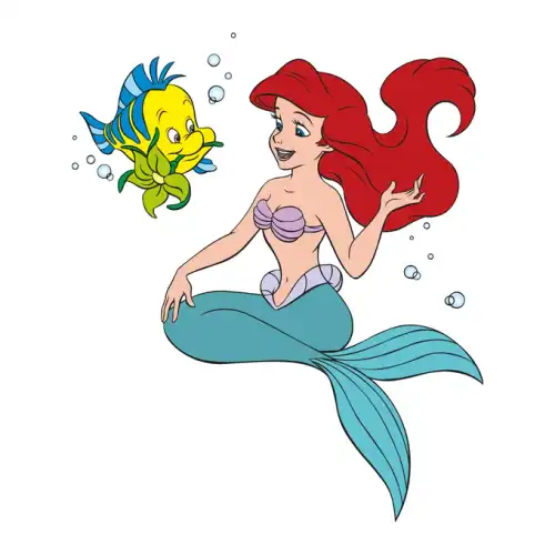 Little Mermaid Ariel SVG Design | SVG Files for Cricut & Print