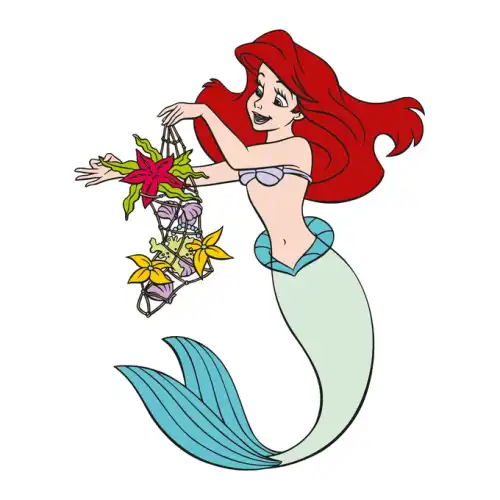 Little Mermaid Ariel SVG Design | SVG Files for Cricut & Print