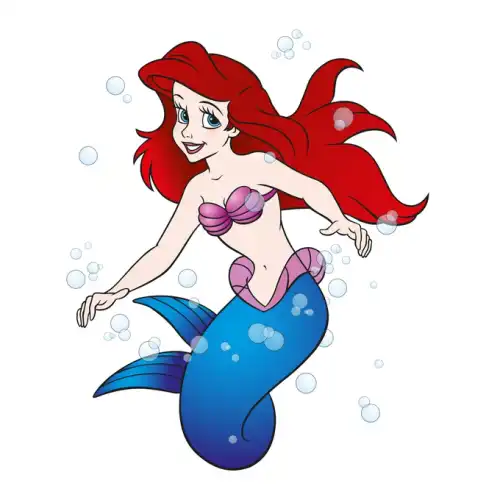 Little Mermaid Ariel SVG Design | SVG Files for Cricut & Print