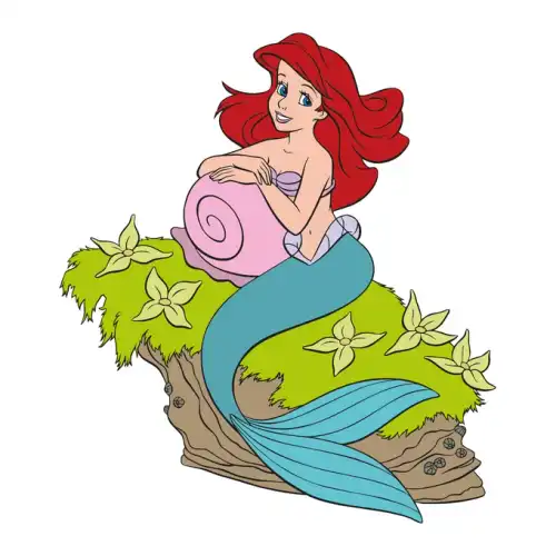 Little Mermaid Ariel SVG Design | SVG Files for Cricut & Print