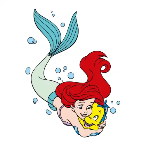 Little Mermaid Ariel SVG Design | SVG Files for Cricut & Print