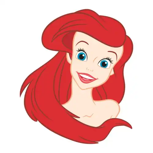 Little Mermaid Ariel SVG Design | SVG Files for Cricut & Print