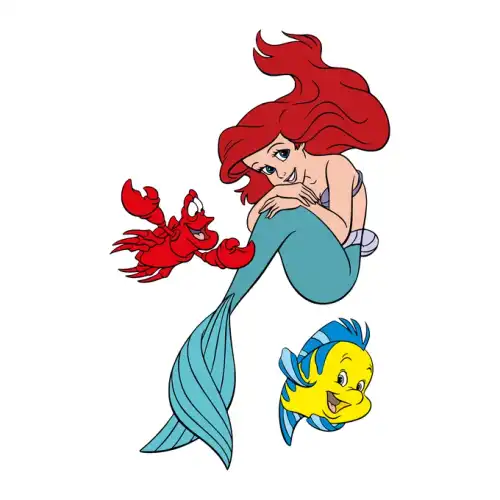 Little Mermaid Ariel SVG Design | SVG Files for Cricut & Print