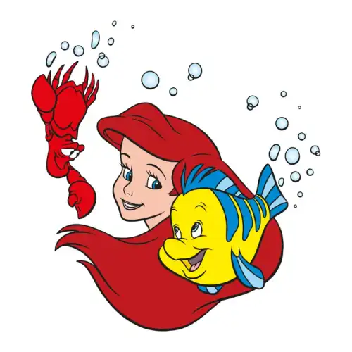 Little Mermaid Ariel SVG Design | SVG Files for Cricut & Print