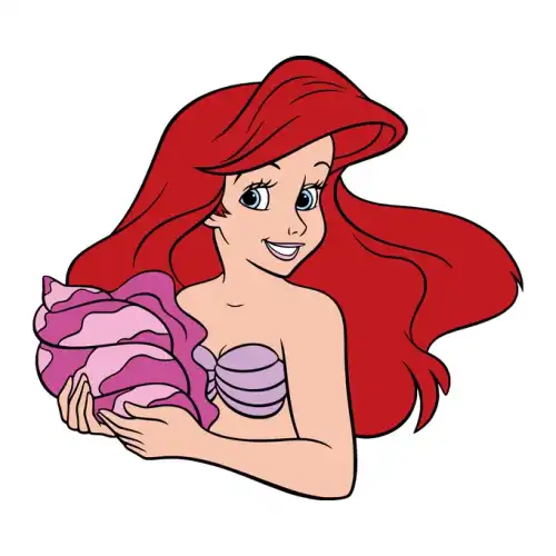 Little Mermaid Ariel SVG Design | SVG Files for Cricut & Print