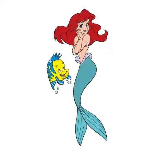 Little Mermaid Ariel SVG Design | SVG Files for Cricut & Print